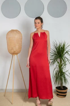 Cul Sac Vestido Vitória vermelho Online